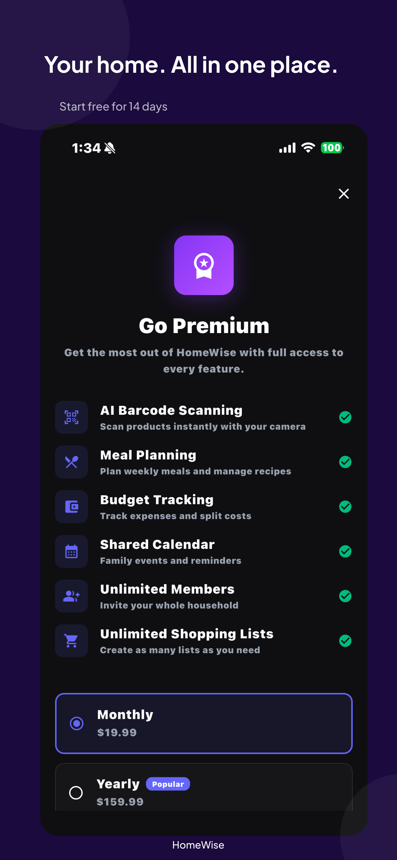 Premium features
